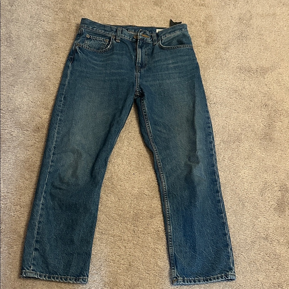 Zara Women's Straight Blue Jeans
